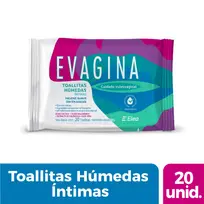EVAGINA TOALLITAS HUMEDAS X20U. 