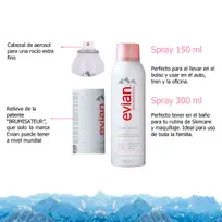 EVIAN BRUMISATEUR SPRAY FACIAL CALAMTE X150ML 