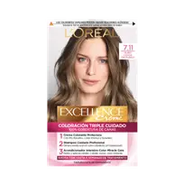 EXCELLENCE COLORACION KIT 711 RUBIO CENIZA PROFUNDO
