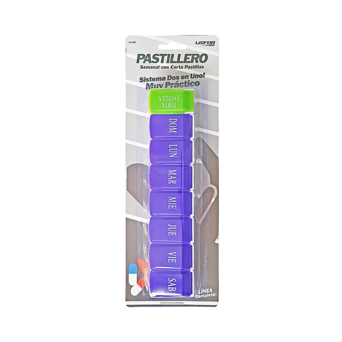 FARMASOL PASTILLERO SEMANAL CORTA PASTILLA