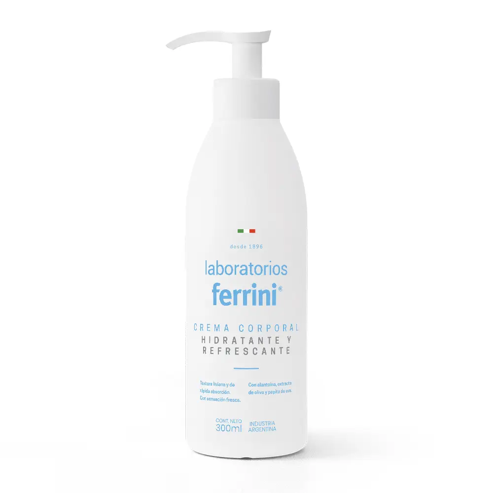 FERRINI CREMA COLRPORAL HIDRATANTE REFRESCANTE X300ML.