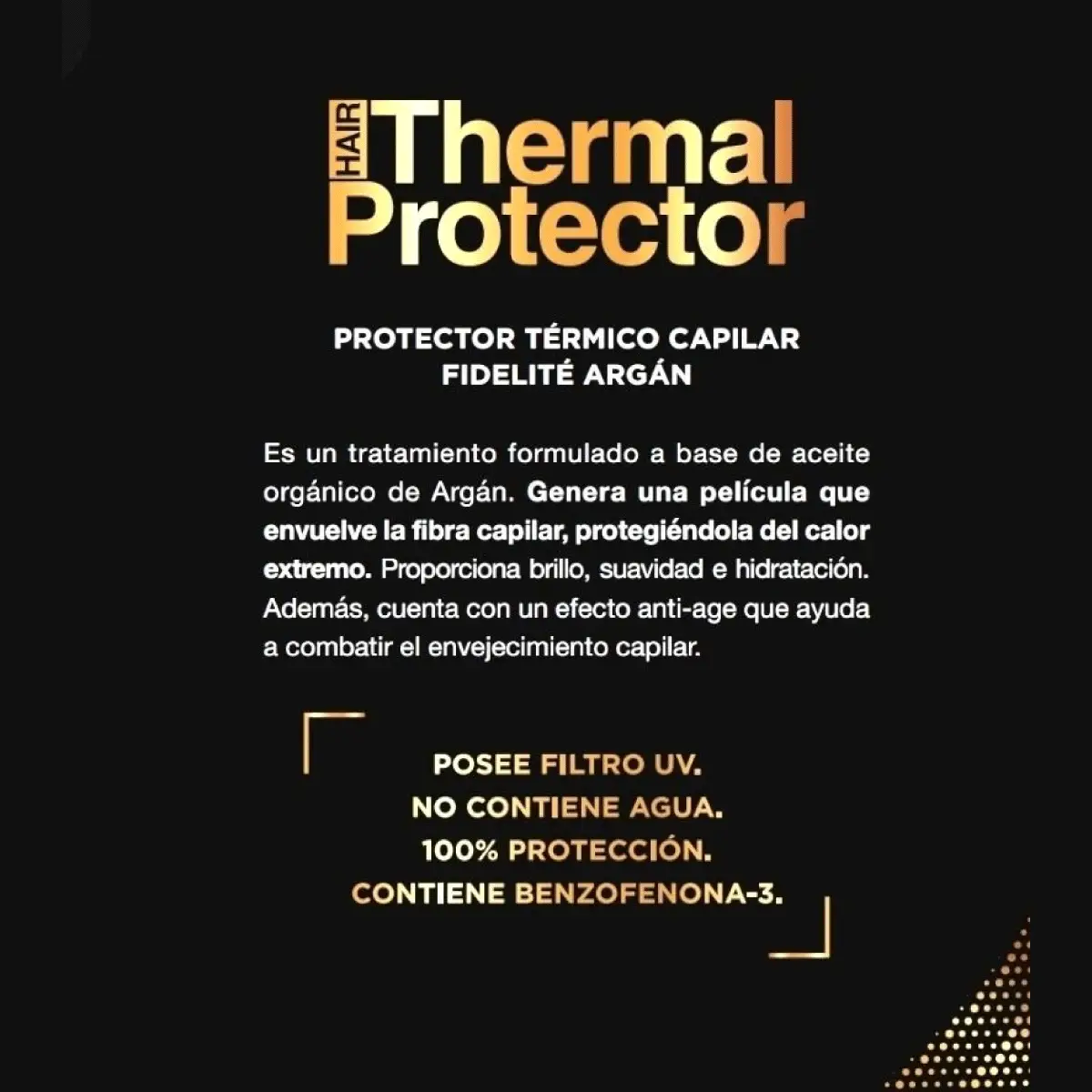FIDELITE PROTECTOR TERMICO ARGAN X120 ML
