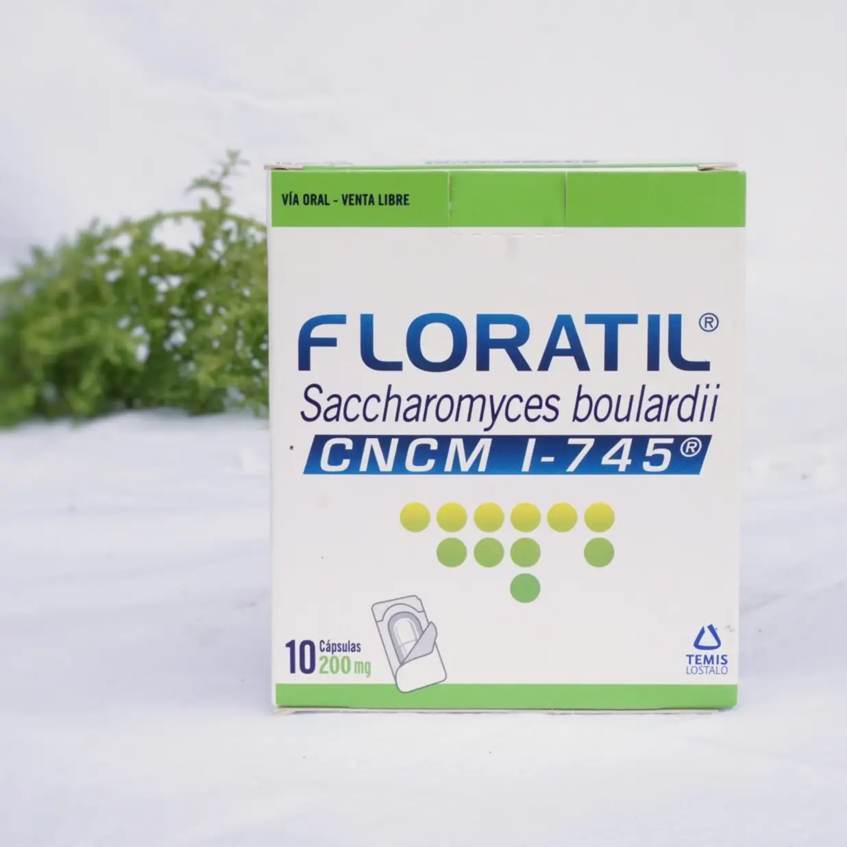 FLORATIL PROBIOTICO 200 MG CAPS X10