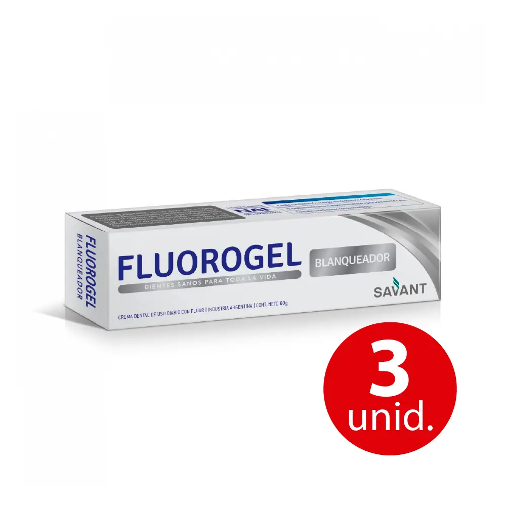FLUOROGEL 2001 BLANQUEADOR X60 COMBO X3 U