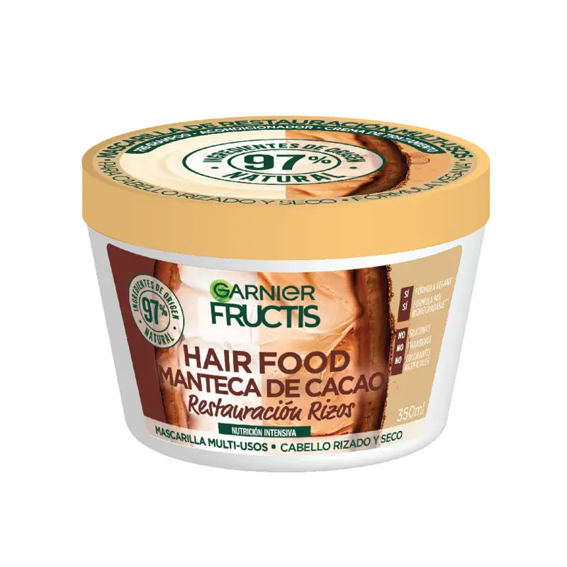 FRUCTIS HAIR FOOD TRATAMIENTOMANTECA DE CACAO X300ML 