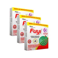 FUYI ESPIRALES PACK X 3 CAJAS