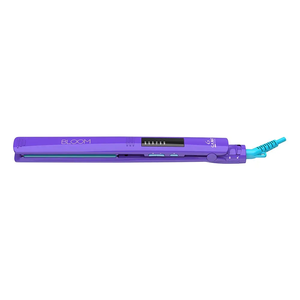 Gama Planchita De Pelo Led Elegance Bloom Violeta