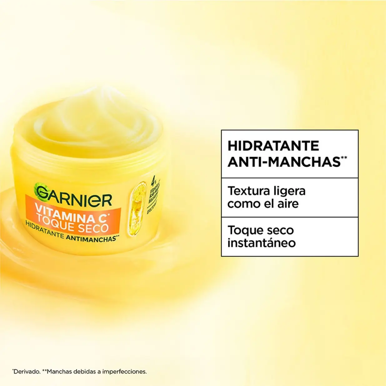 GARNIER CREMA HIDRATANTE VIT C X85 TOQUE SECO