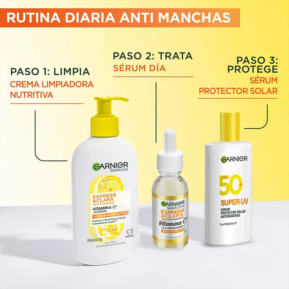 GARNIER CREMA LIMPIADORA VIT C X250 