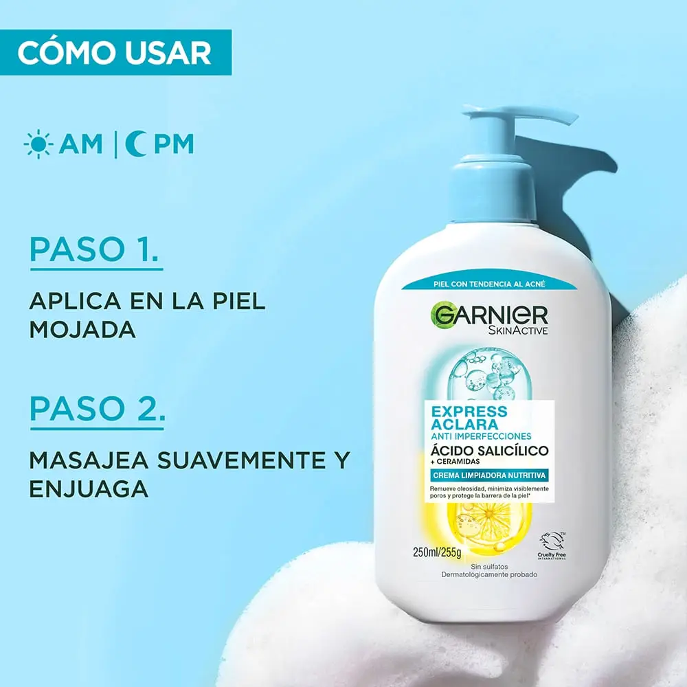 GARNIER GEL LIMPIADOR ACIDO SALICILICO X250