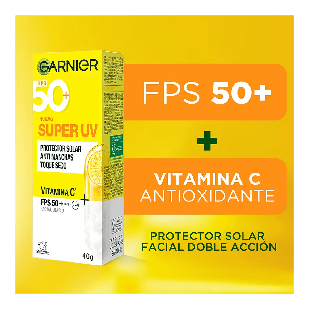 GARNIER SUPER UV PROTECTOR SOLAR X40 TOQUE SECO