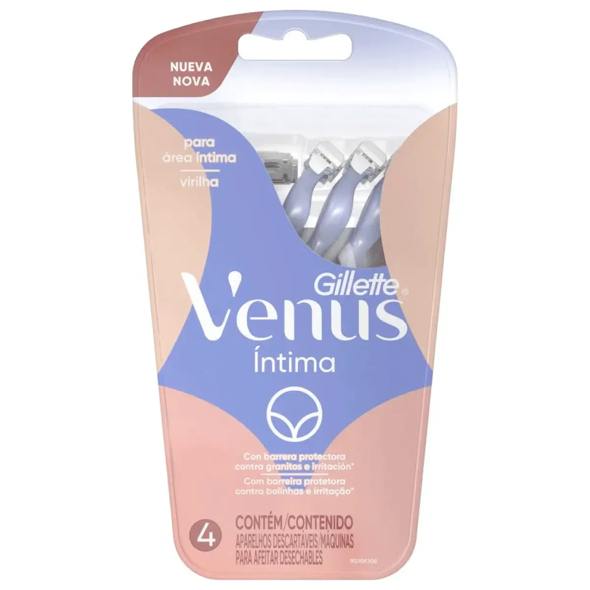 GILLETTE VENUS INTIMA X4U 