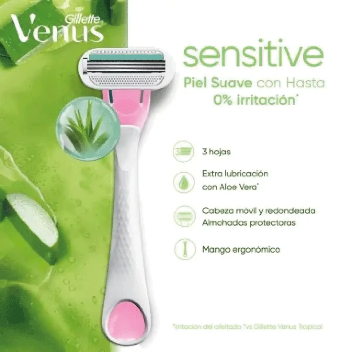 GILLETTE VENUS SENSITIVE X4 MÁQUINITA