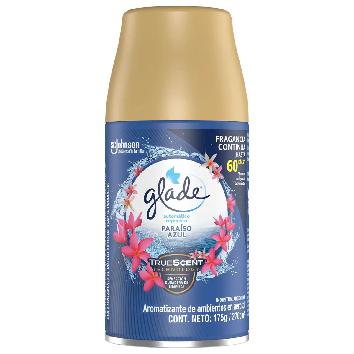 GLADE MATIC REPUESTO PARAISO AZUL 