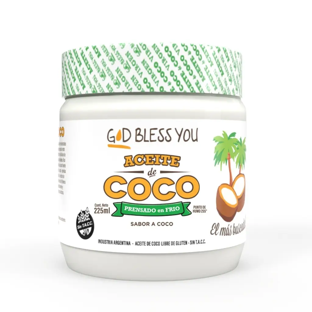 GOD BLESS YOU ACEITE DE COCO VIRGEN X225