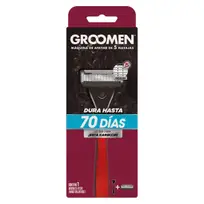 GROOMEN 500 MAQUINA AFEITAR 5 FILOS + 1 CARTUCHO 