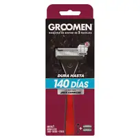 GROOMEN 500 MAQUINA DE AFEITAR 5 FILOS + 2 CARTUCHOS 
