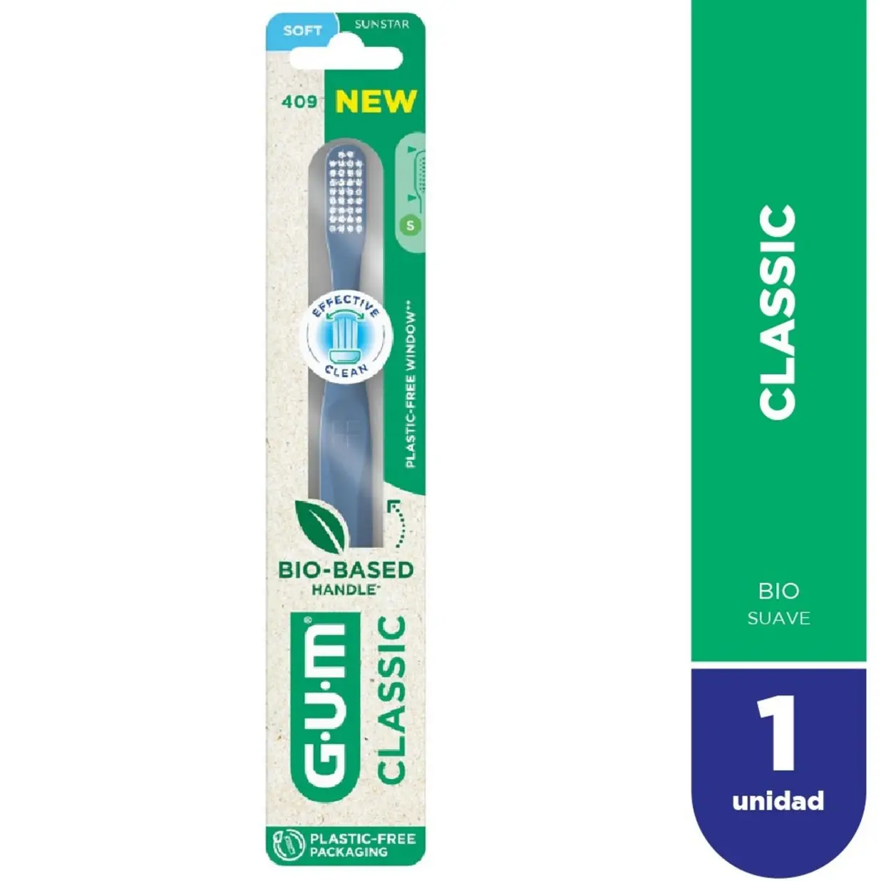 GUM 409 CEPILLO CLASSIC BIO 