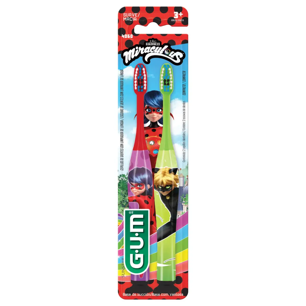 GUM CEPILLO DE DIENTES LADY BUG X 2 U 