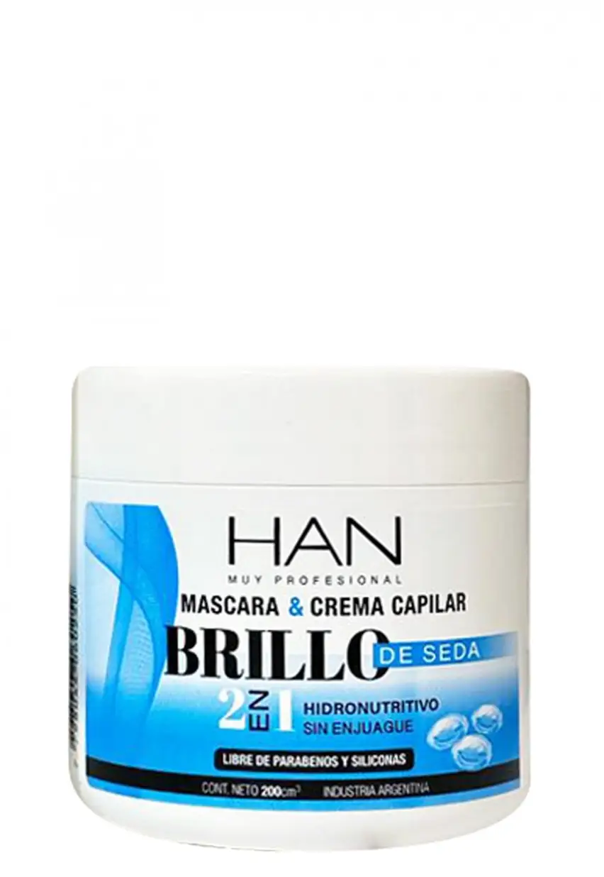 HAN MÁSCARA CAPILAR X500ML BRILLO DE SEDA