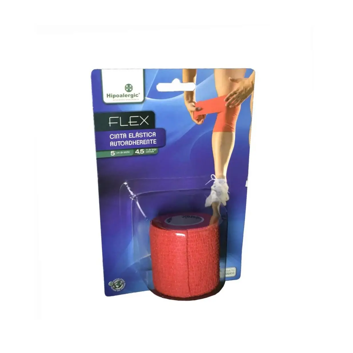 HIPOALERGIC VENDA ELASTICA 5CM X 4.5M ROJO