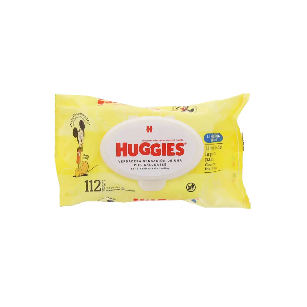 HUGGIES TOALLITAS HUMEDAS X112 LIMPIEZA DIARIA