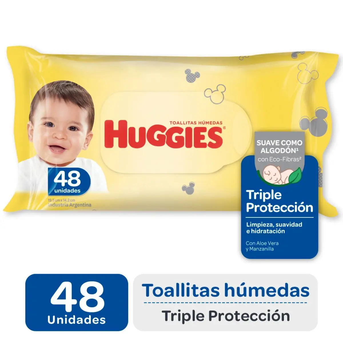 HUGGIES TOALLITAS HUMEDAS X48 CLASSIC 