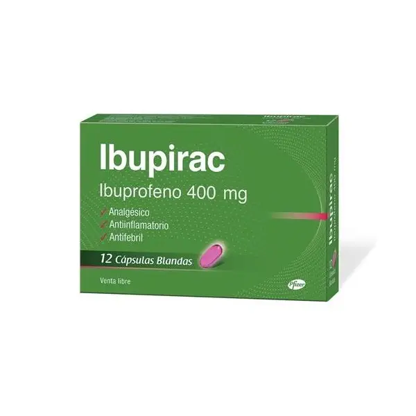 IBUPIRAC 400MG CAPSULAS BLANDAS X12