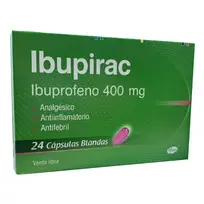 IBUPIRAC IBUPROFENO 400MG CAPS BLAND X24