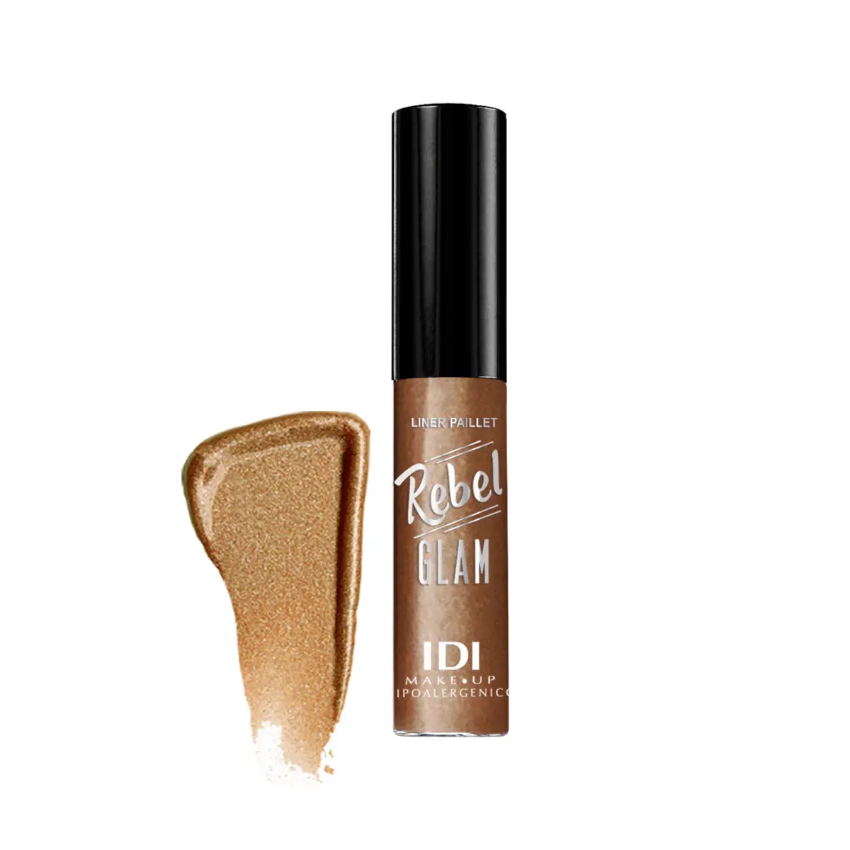 IDI DELINEADOR LIQUIDO REBEL GLAM METALIC DORE 12 
