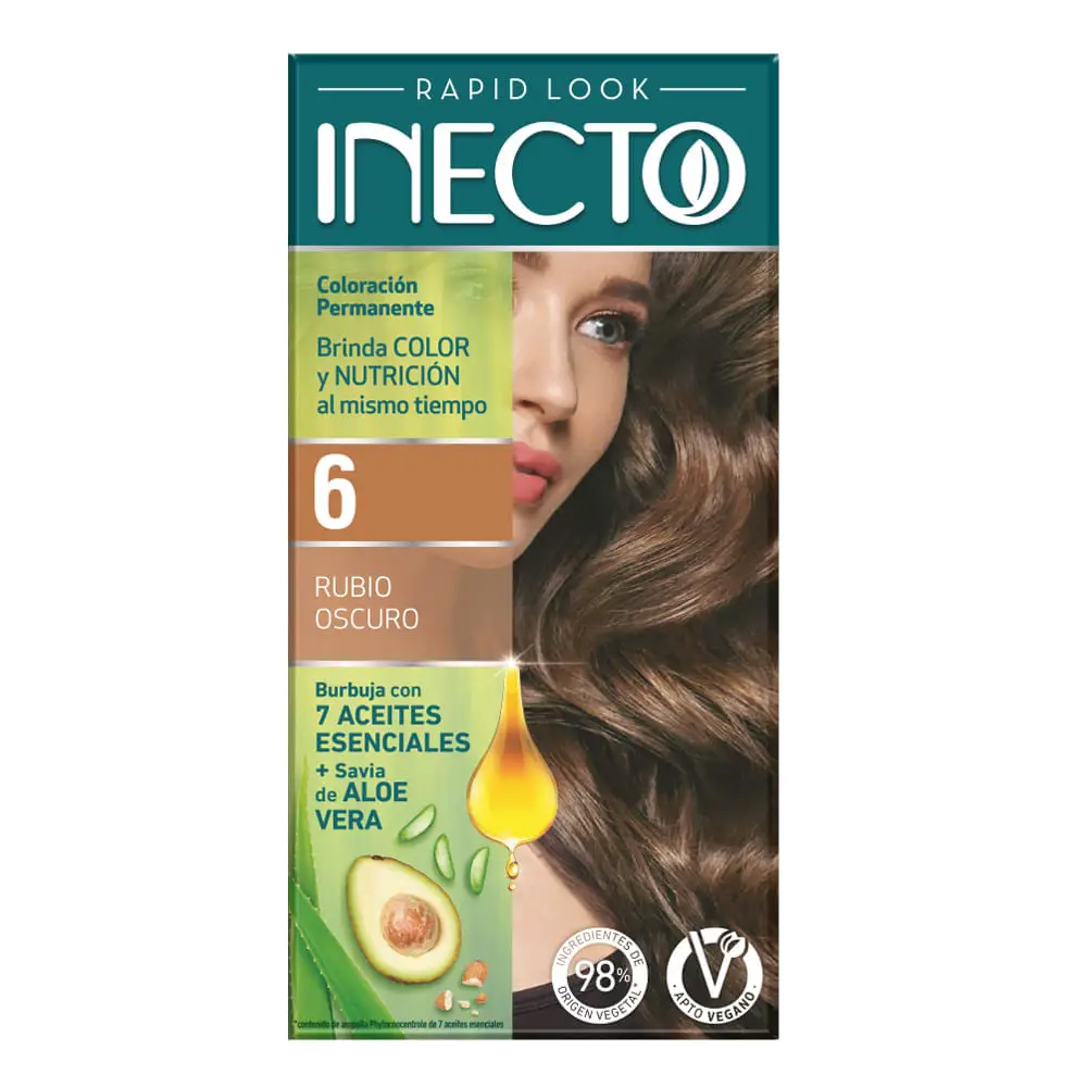 INECTO KIT 6 RUBIO OSCURO