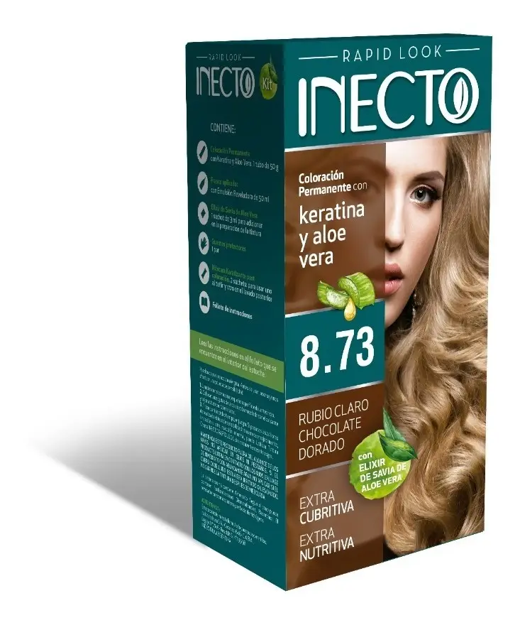 INECTO KIT 8.73 RUBIO CLARO CHOCOLATE DORADO