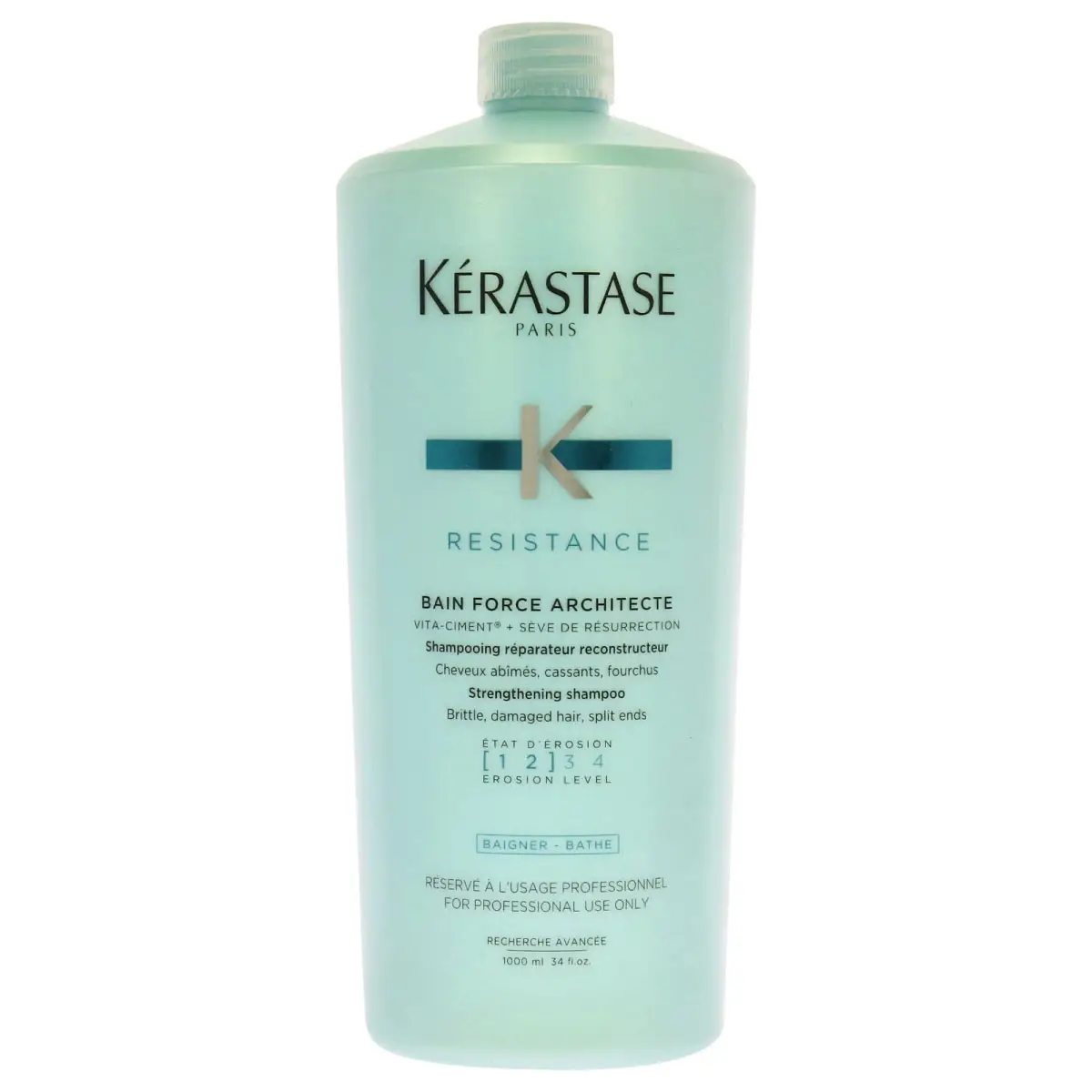 KERASTASE BAIN FORCE ARCHITECTE SHAMPOO X1L.