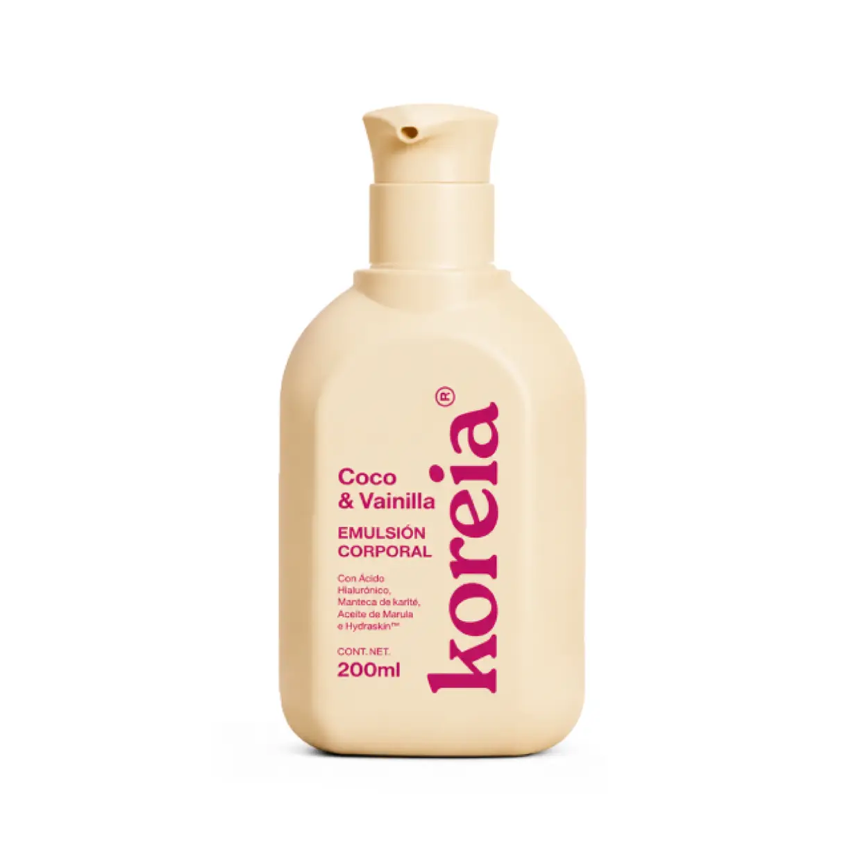 KOREIA EMULSIÓN CORPORAL COCO Y VAINILLA X200 ML