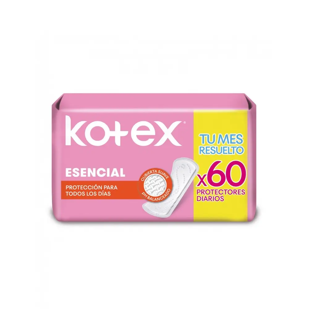 KOTEX PROTECTORES X60 CLASIC S/PERFUME 