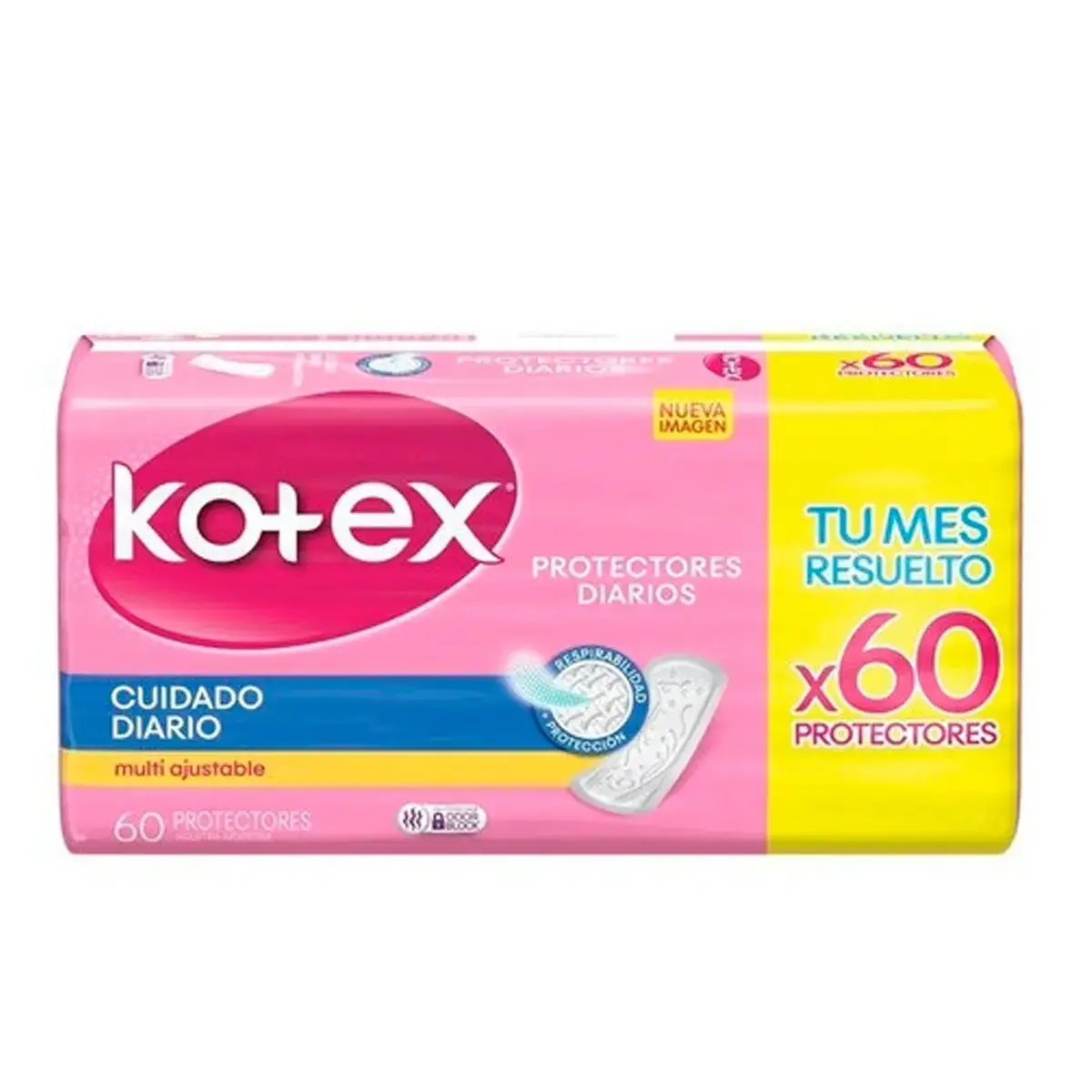 KOTEX PROTECTORES X60 CUIDADO DIARIO