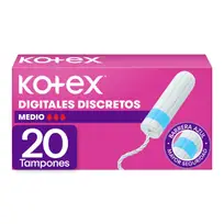 KOTEX TAMPONES X20 MEDIO 