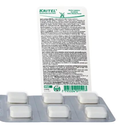 KRITEL CHICLES MENTA X 6