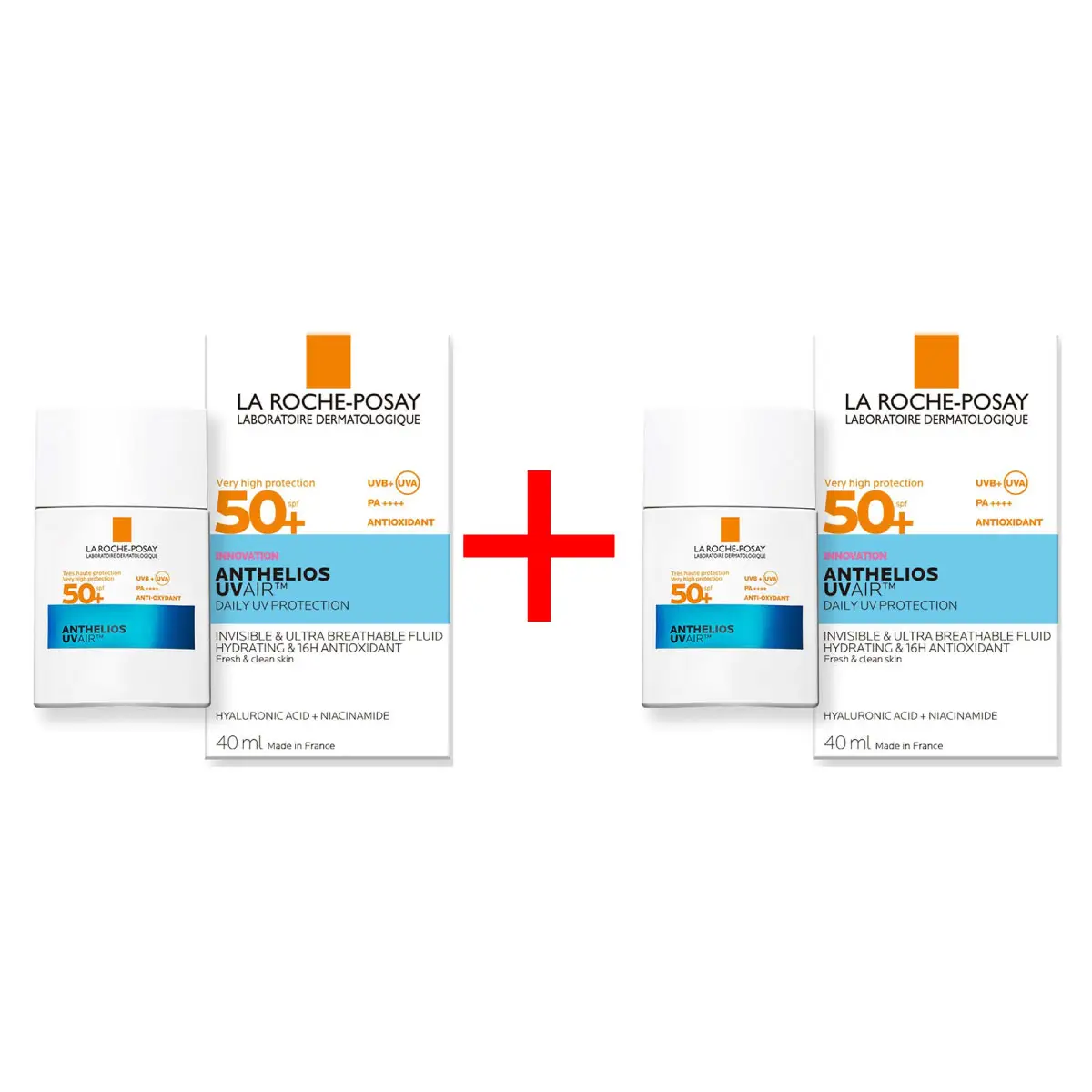 LA ROCHE POSAY COMBO ANTHELIOS F50 UV AIR X40ML X2 U.