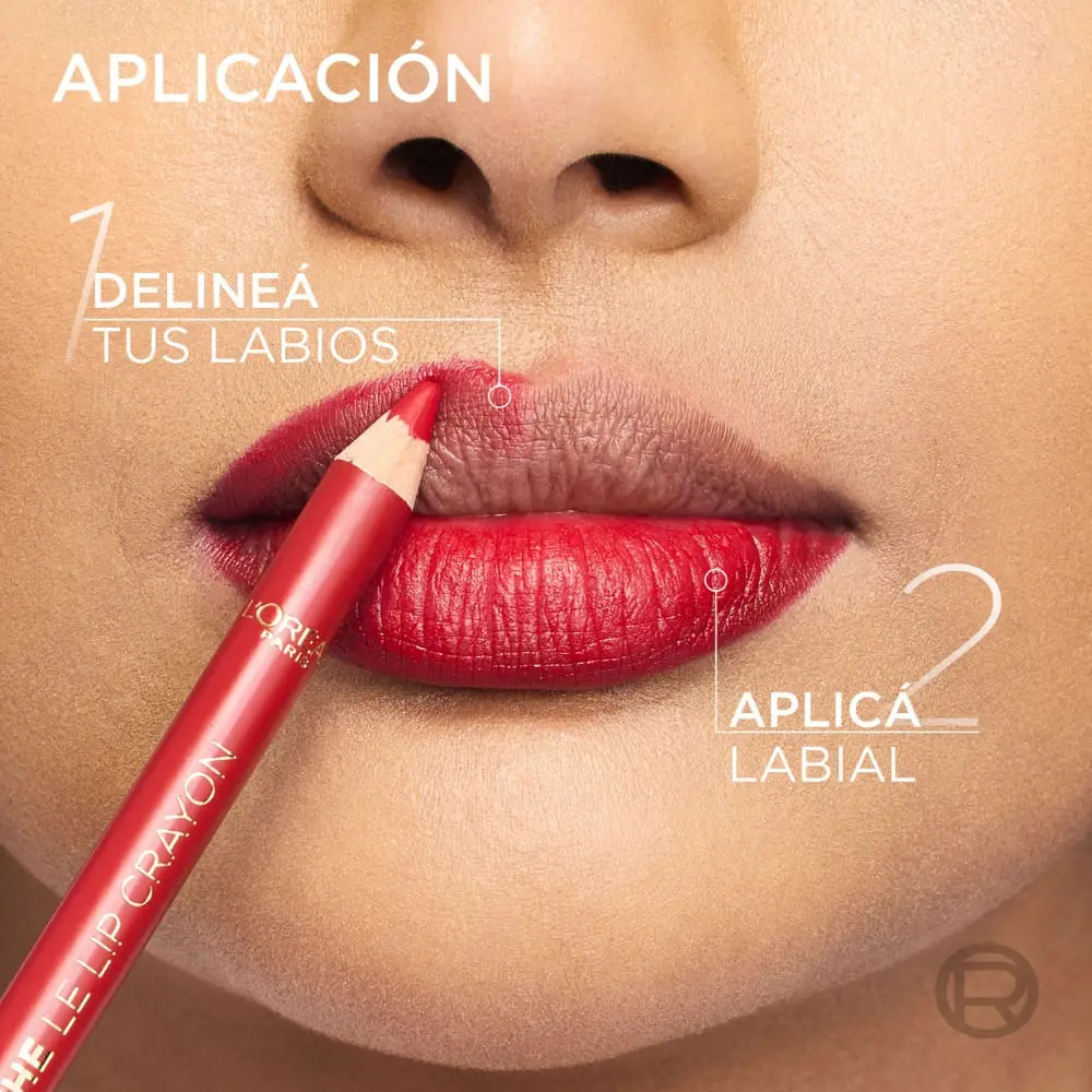 LOREAL DELINEADOR DE LABIOS COLOR ROSE 302 