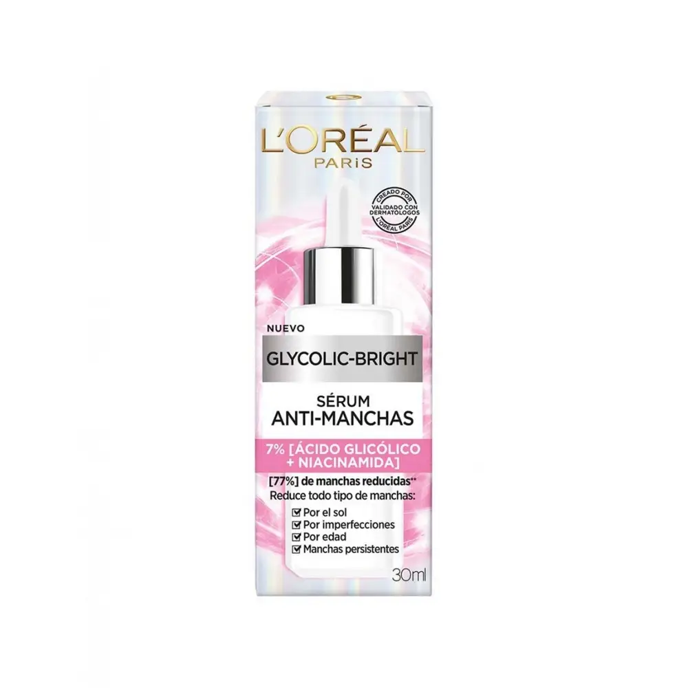 LOREAL GLYCOLIC BRIGHT SERUM X30 ML 