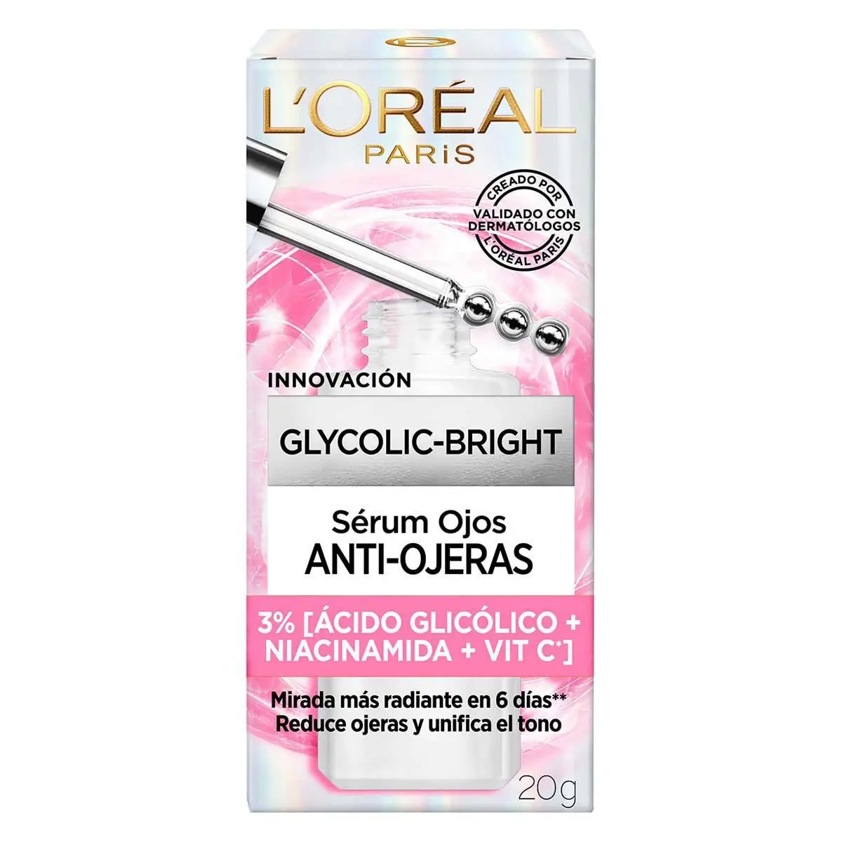 LOREAL GLYCOLIC SERUM OJOS X20ML