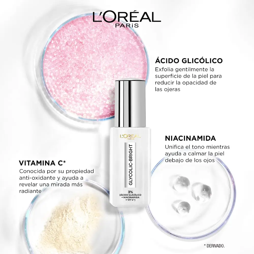 LOREAL GLYCOLIC SERUM OJOS X20ML