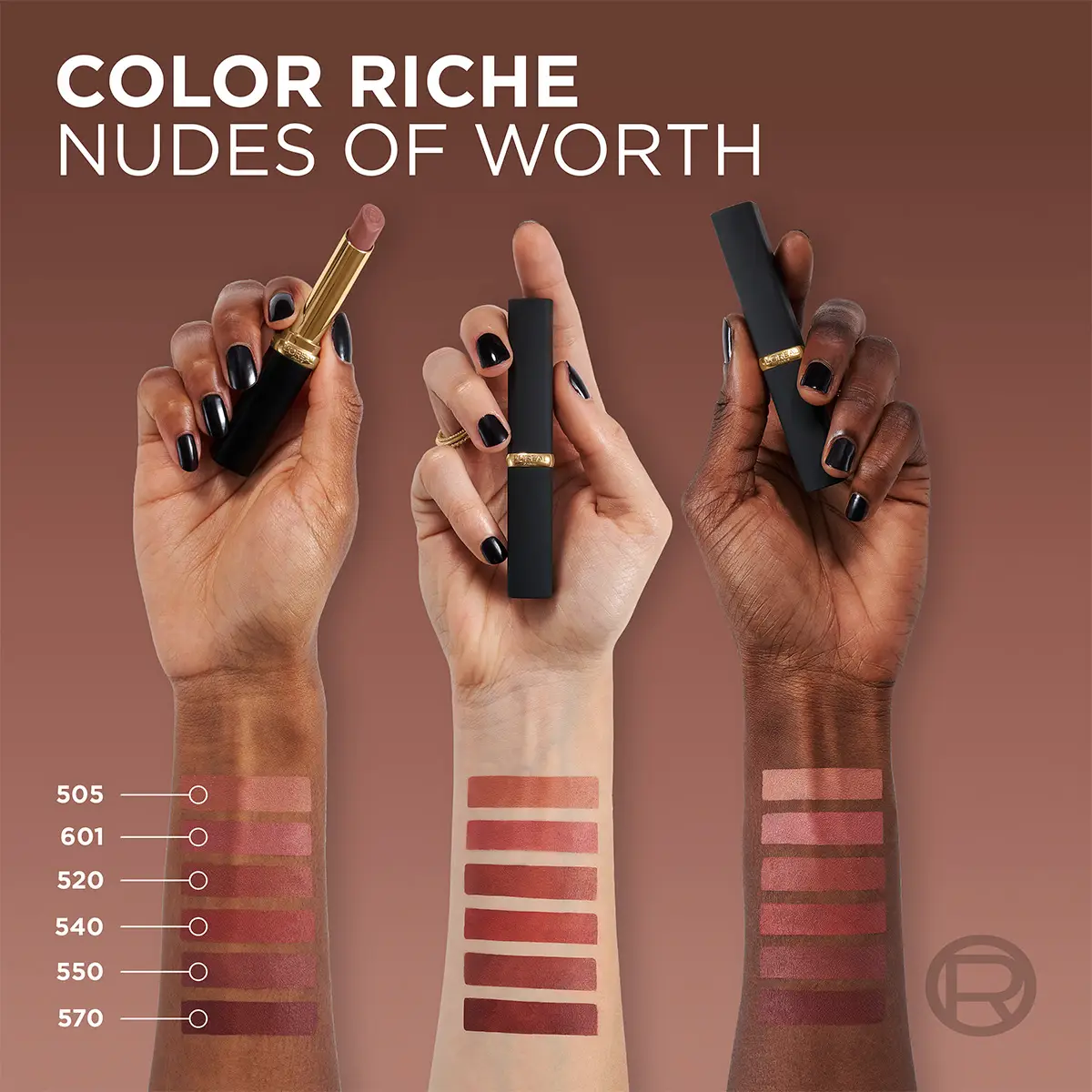 LOREAL LABIAL COLOR RICHE MATTE 505 NUDE RESILIENT