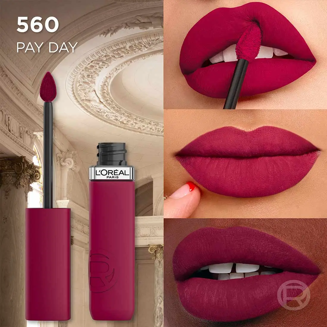LOREAL LABIAL LE MATTE RESISTANCE 560 PAY DAY