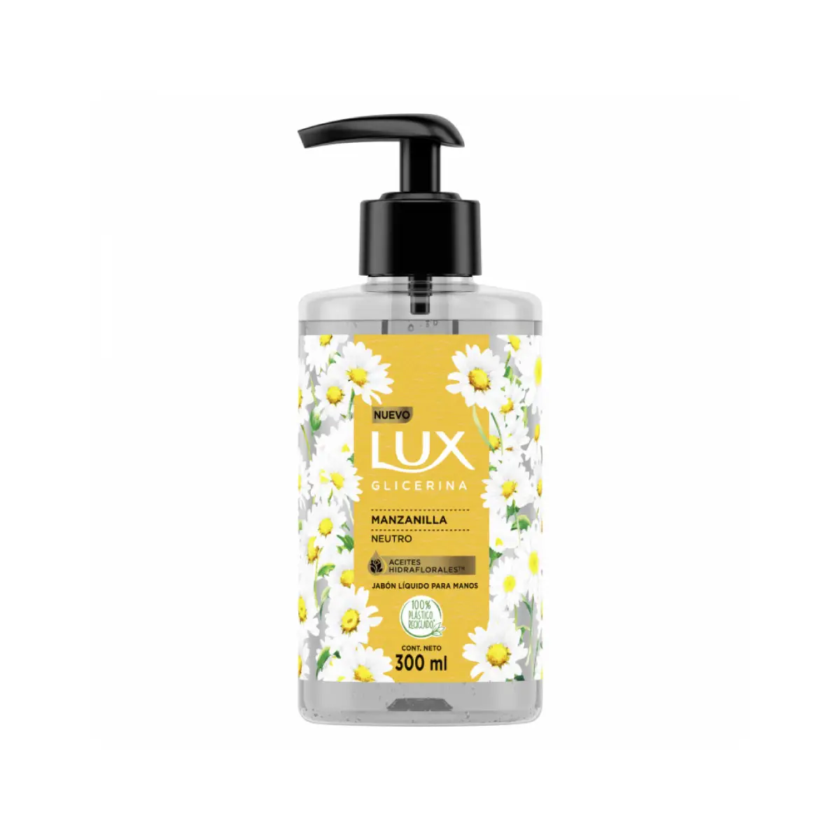 LUX JABÓN LÍQUIDO BOTELLA X300 GLICERINA MANZANILLA