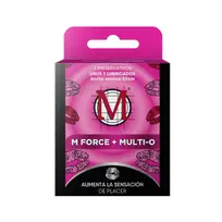 M FORCE PRESERVATIVOS LUBRICADOS X3U. CON MULTI O