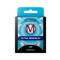 M FORCE PRESERVATIVOS X3U. ULTRA SENSIBLES
