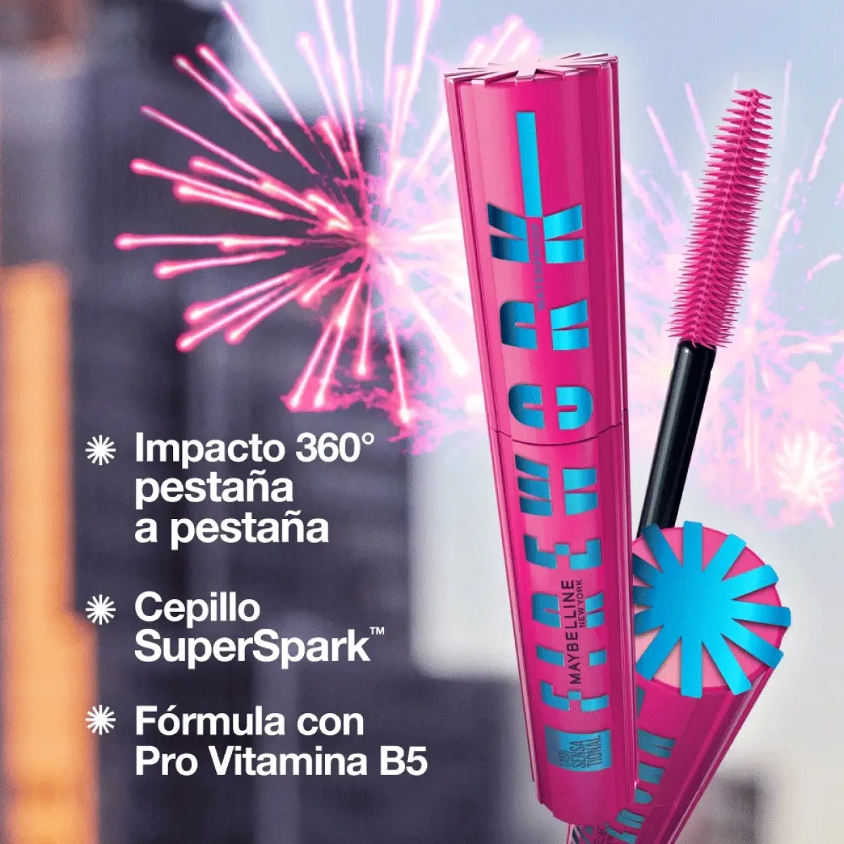 MAYBELLINE MASCARA FIREWORK LAVABLE 
