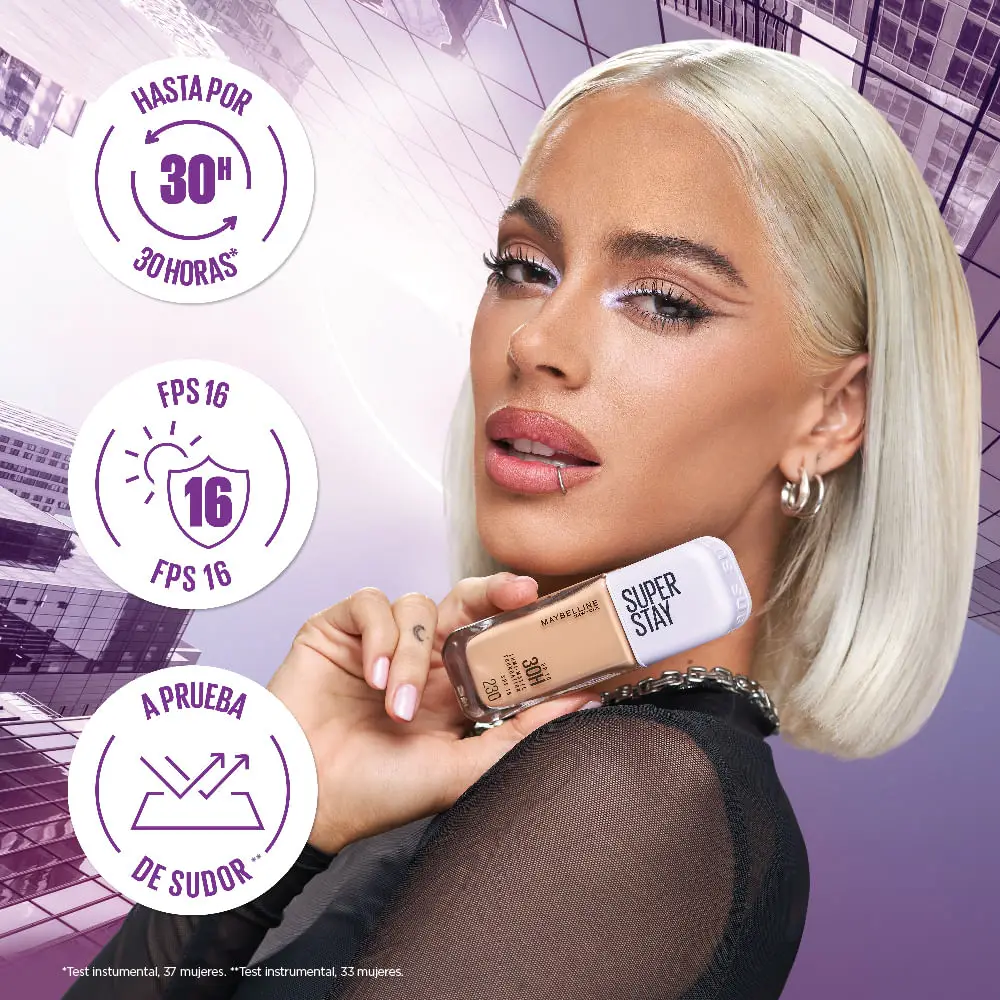 MAYBELLINE SUPERSTAY MAQUILLAJE LUMI-MATTE 136